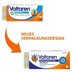 Clearance Dolo Liquid 25 mg Weichkapseln, gegen Rückenschmerzen, 10 St Diclofenac|Mittel Gegen Fieber