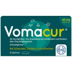Online ® 40 mg Zäpfchen, 5 St Kinder Übelkeit & Erbrechen