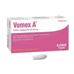 Hot Vomex A ® Kinder-Suppositorien 40 mg, 5 St