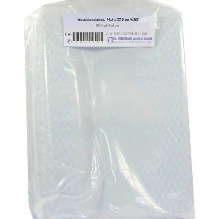 Waschhandschuhe Vlies 14,5x2, 100 St