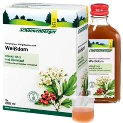 Outlet Weißdorn Saft HPS, 3X200 ml Stärkungsmittel