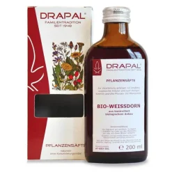 Online Allpharm Weissdornbeeren Bio Pflanzensaft Drapal, 200 ml