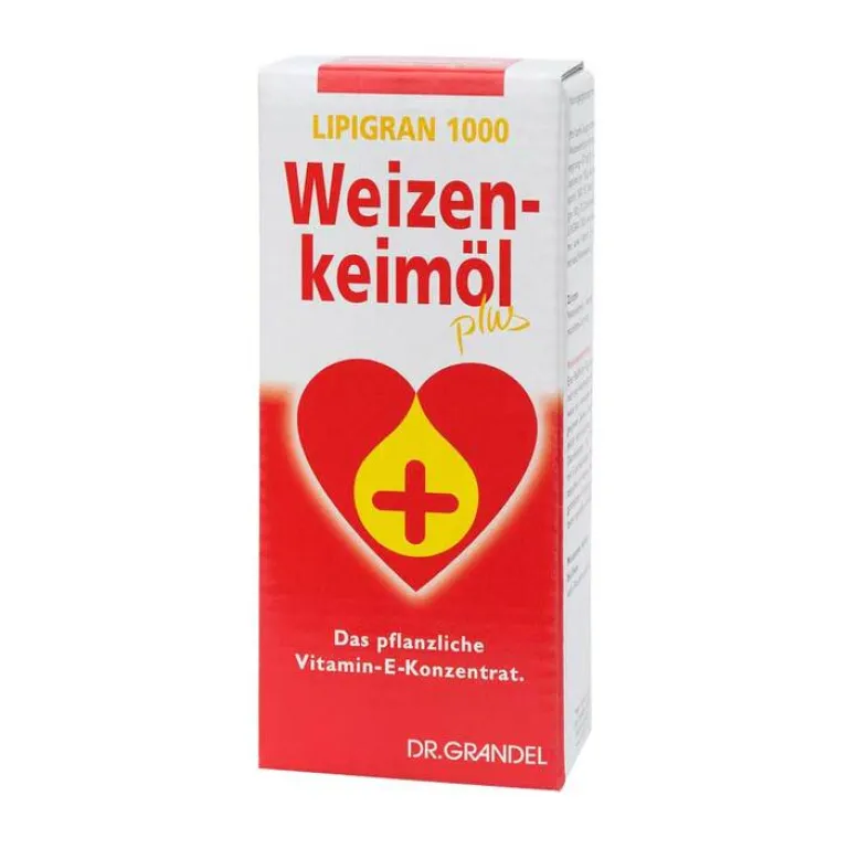 Outlet Weizenkeimöl Plus 1000 Lipigran Grandel, 250 ml Vitamin E (Tocopherol)