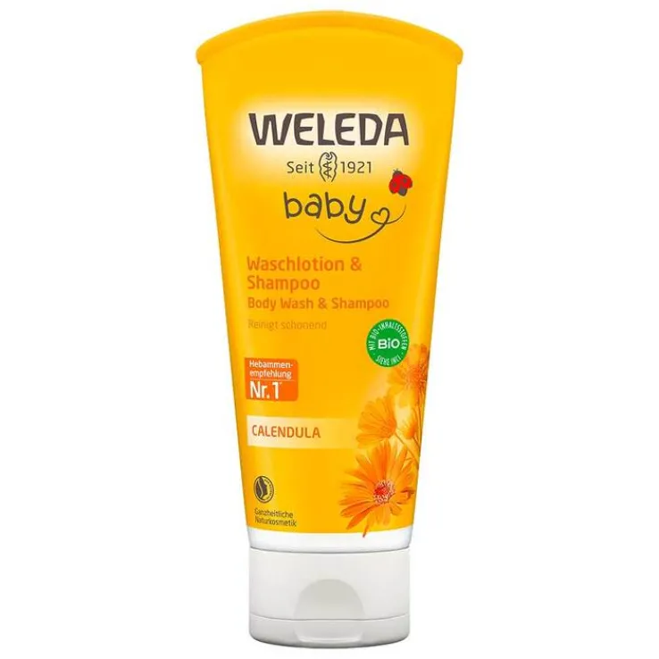 Weleda Calendula Waschlotion & Shampoo, 200 ml
