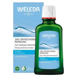 New Weleda Erfrischende 2in1 Reinigung Milch, 100 ml