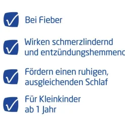 Weleda Fieber- und Zahnungszäpfchen, 10 St