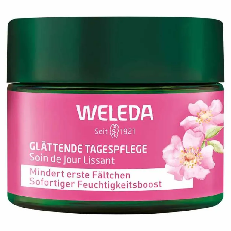 Outlet Weleda glättende Tagespflege Wildrose & weißer Tee, 40 ml