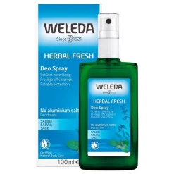 Clearance Weleda Herbal Fresh Deo Spray Salbei, 100 ml