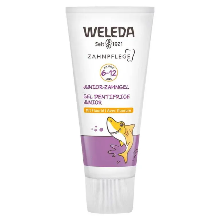 New Weleda Junior-Zahngel mit Fluorid, 50 ml