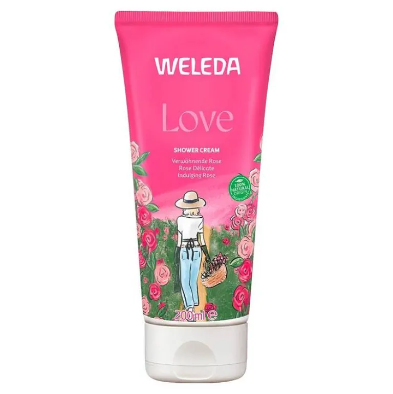 Online Weleda Love Shower Cream Rose, 200 ml