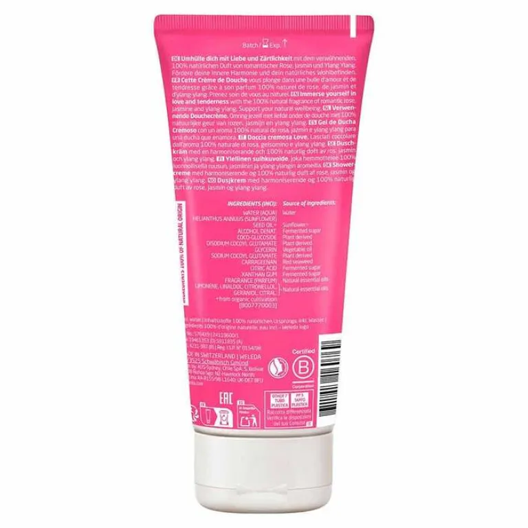 Online Weleda Love Shower Cream Rose, 200 ml