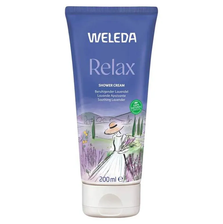 Weleda Relax Shower Cream Lavendel, 200 ml