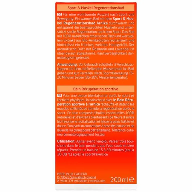 Sale Sport und Muskel Regenerationsbad Arnika, 200 ml Bäder Und Sauna|Bäder