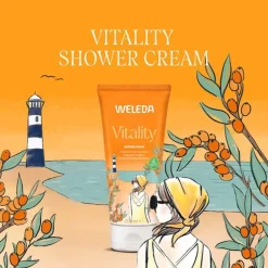 Discount Vitality Shower Cream Sanddorn, 200 ml Duschgele|Duschen & Waschen