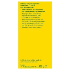 Wepa Ingwer + Honig + Vitamin C Pulver, 10X10 g