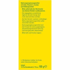 Clearance Salbei + Honig + Vitamin C + Zink Pulver, 10X10 g Vitamin C (Ascorbinsäure)