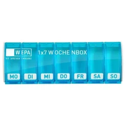 Clearance Wepa 1x7 Wochenbox UV-Schutz + türkis, 1 St