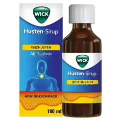 Hot Wick Husten-Sirup gegen Reizhusten mit Honig, 180 ml