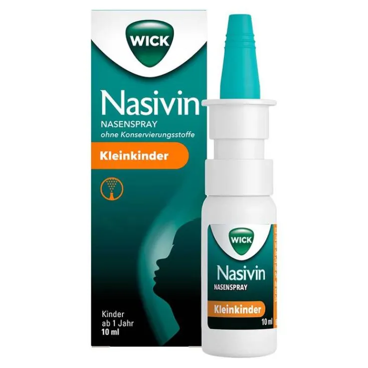 WICK Nasivin Nasenspray oK Kleinkinder 0,25 mg / ml, 10 ml