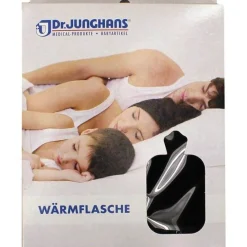 Hot Wärmflasche mit Bezug blau, 2 l