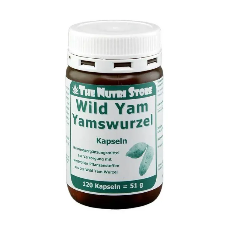 Best The Nutri Store Yamswurzel Wild Yam 250 mg Kapseln, 120 St