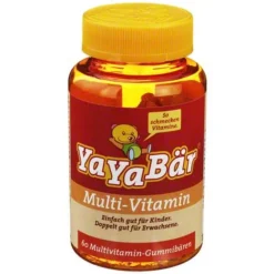 Outlet YayaBär Yayabaer Kinder Vitamin Fruchtgummis, 60 St