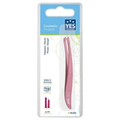 Discount Pinzette 9 cm schräg rostfrei Fashion Zetty rot, 1 St Nagelpflege|Maniküre