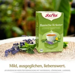 Yogi Tea Basische Kräuter Teebeutel, 17X2.1 g
