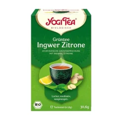 Yogi Tea Grüntee Ingwer Zitrone Bio, 17X1.8 g