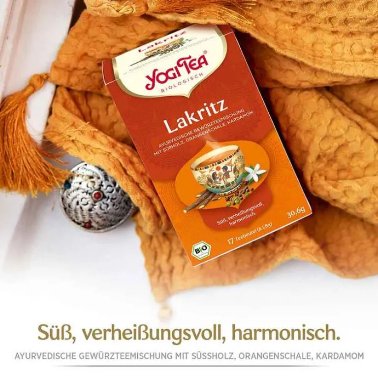 Outlet Lakritz Bio, 17X1.8 g Yogi Tee|Bio Tee