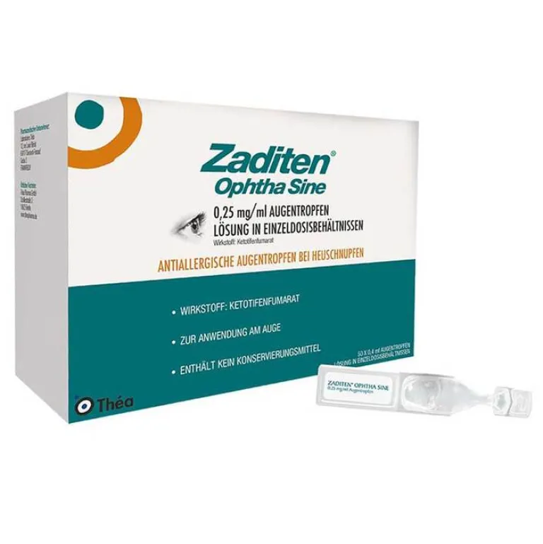 New ophtha sine Augentropfen Einzeldosispipetten, 50 St Augentropfen Allergie