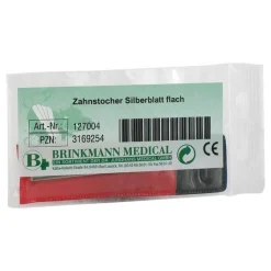 Hot Zahnstocher Silber, 1 St Zwischenraumreinigung