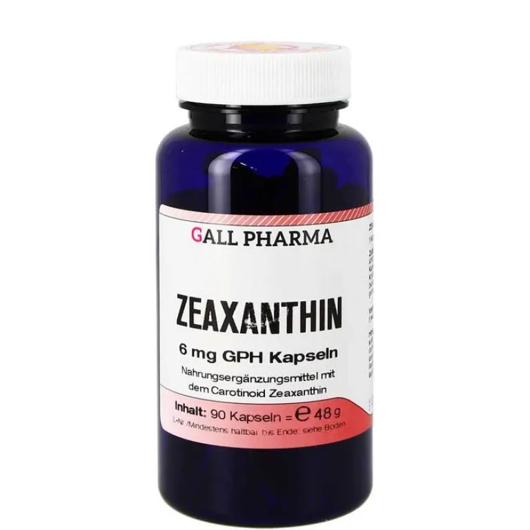 New Zeaxanthin 6 mg GPH Kapseln, 90 St Astaxanthin