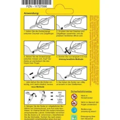 Zeckenzange Chirurgenstahl geriffelt, 1 St