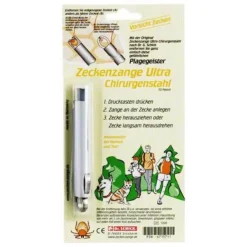 Zeckenzange Ultra Chirurgenstahl, 1 St Zeckenpinzetten|Zeckenentferner