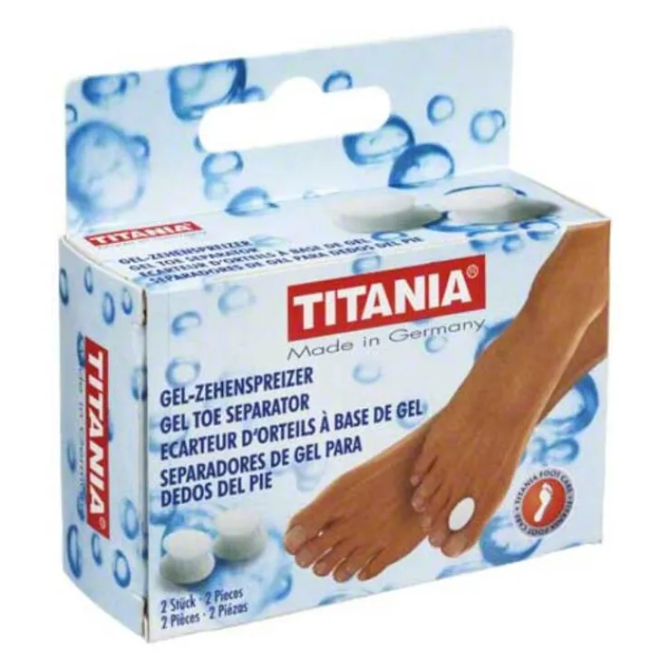 Zehenspreizer aus Gel Titania, 2 St