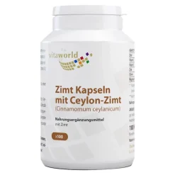 Outlet Zimt 500 mg + Zink + Chrom Kapseln, 100 St Zink