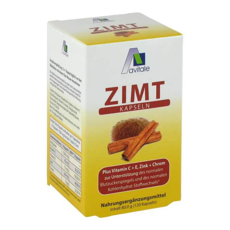 Discount Zimt Kapseln 500 mg + Vitami, 120 St Zimt