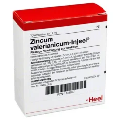 Zincum valerianicum Injeel Ampullen, 10 St
