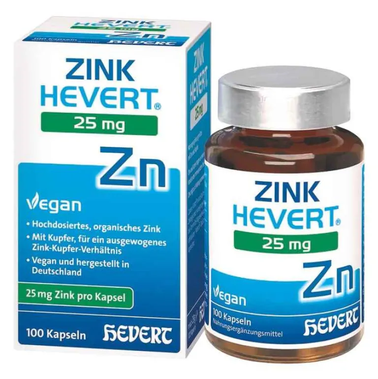 Online Zink 25 mg Kapseln, 100 St Zink|Kupfer