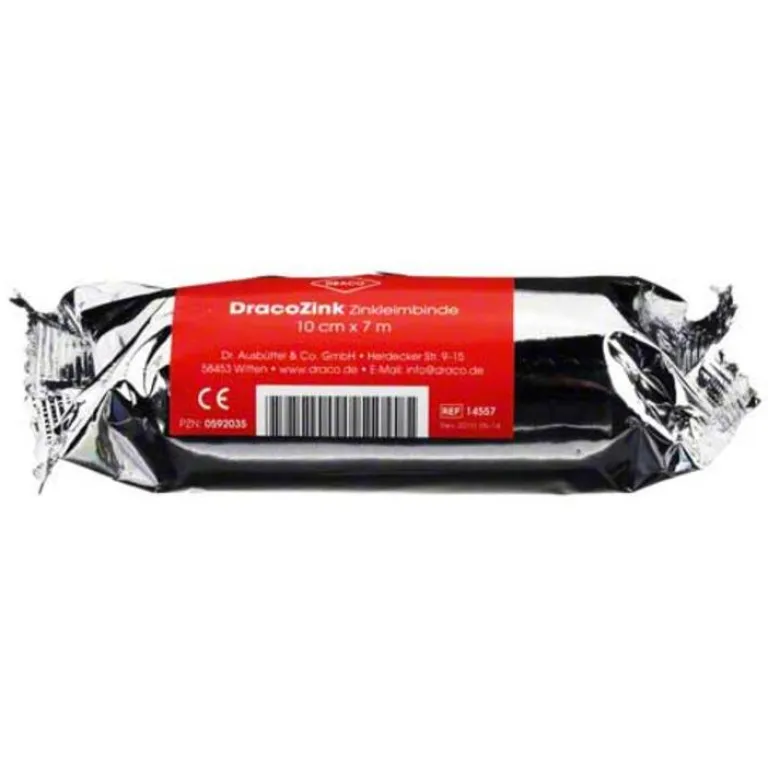 New Zinkleimbinde zink 10cm, 1 St Stütz- & Kompressionsbinden