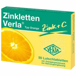 Zinkletten Verla Orange Lutschtabletten, 50 St