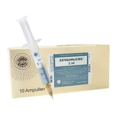 New Zinkokehl Ampullen D 4, 10X2 ml