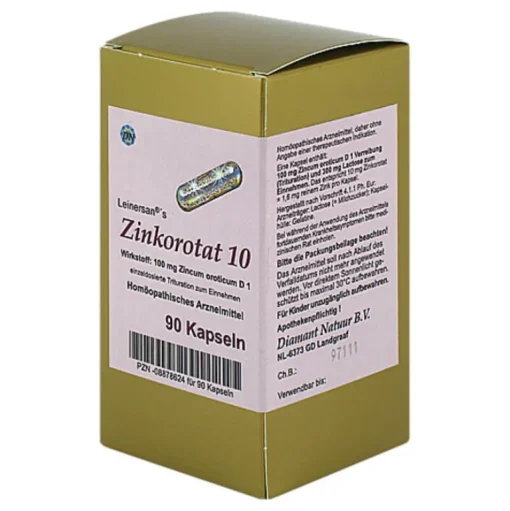 New Zinkorotat 10 Leinersan Kapseln, 90 St Zink
