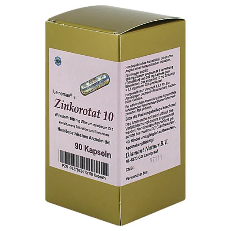 New Zinkorotat 10 Leinersan Kapseln, 90 St Zink