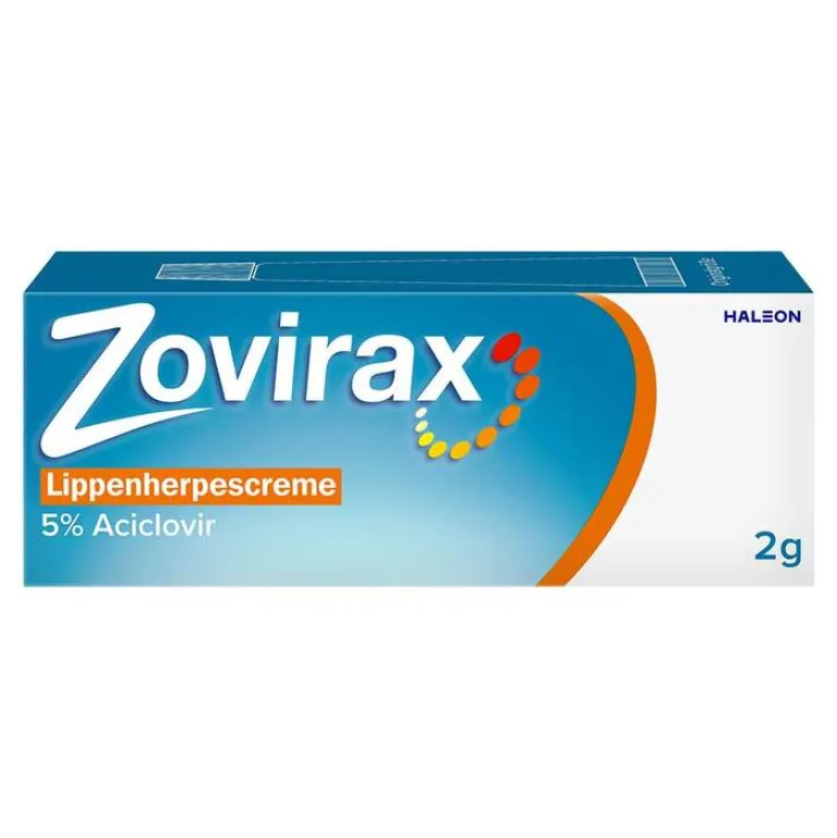 Clearance Zovirax Lippenherpescreme. 5 % Aciclovir, 2 g